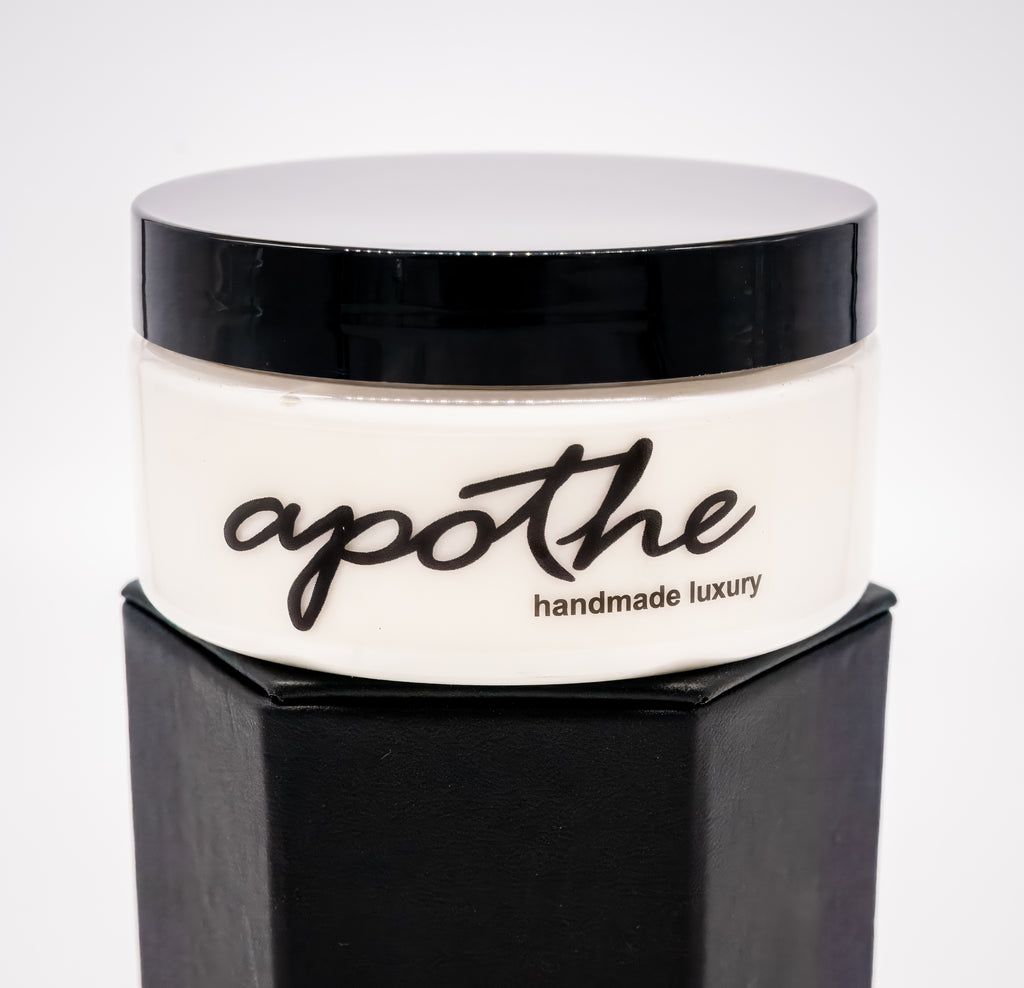 A jar of our luxurious, best-selling body butter featuring mango and shea butters with rich, healing jojoba oil. Ultra-nourishing formula designed to moisturize, soothe and rejuvenate.