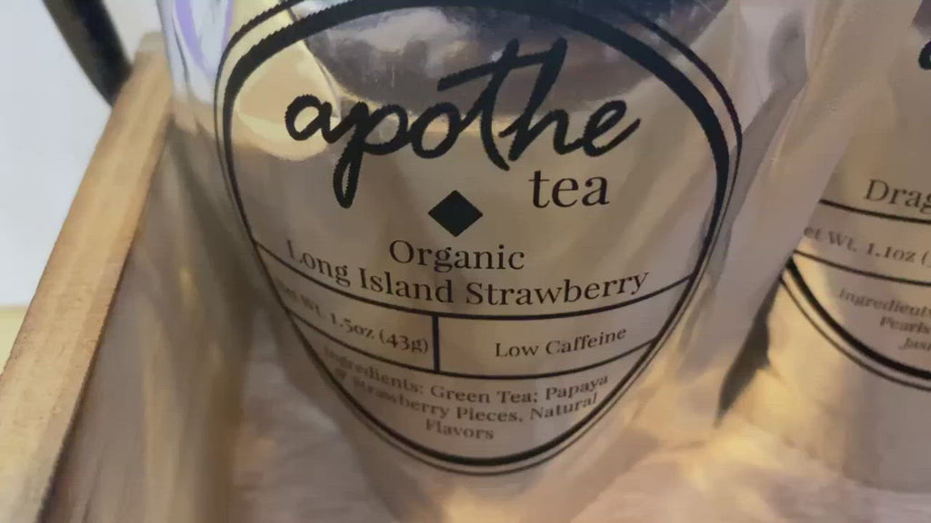 The entire Apothe Artisan Tea Collection. Generous samples of all ten varieties. Check out the stories and specific health benefits associated with each tea!