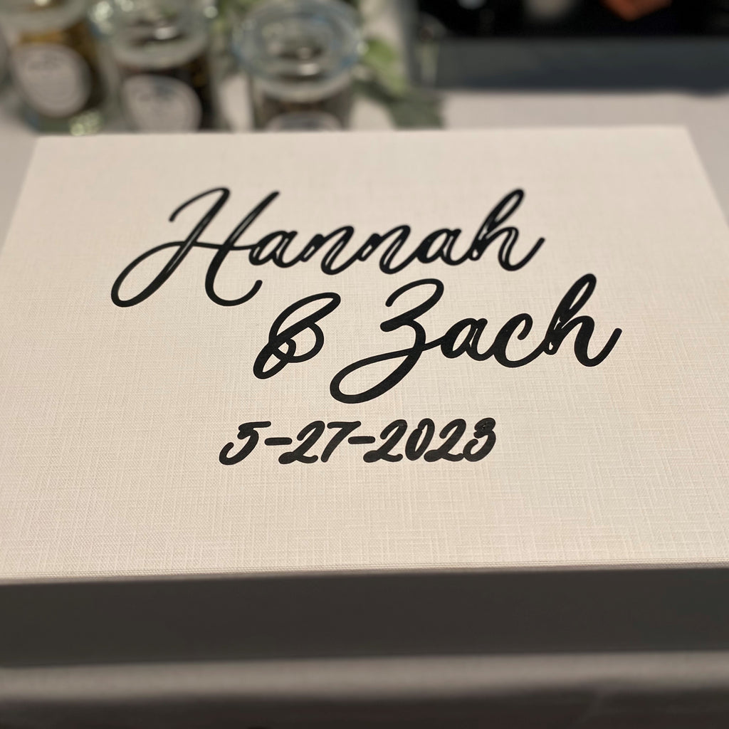 These customized luxury magnetic gift boxes are perfect for ANY occasion. Browse the website, choose what you would like to gift and contact us at info@apothe.net for the rest!  These boxes are the absolute perfect gift for your bridal party, engagement parties, birthdays, get-togethers... literally any occasion- and we will customize them with names, dates, funny themes- the sky is the limit!