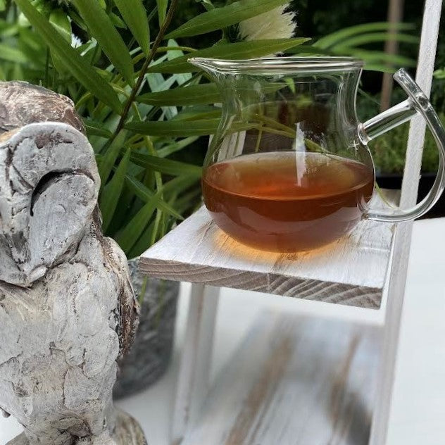 **Valerian Root is believed to elevate gamma-aminobutyric acid in the brain and induce sleep.  Chamomile is known for it’s mild natural sedative effects. Peppermint & Spearmint are said to ease the mind to prepare for sleep and Rosehip is packed with Vitamin C, which is thought to act as a natural antidepressant and sleep aid. CUP CHARACTER: Delicious lemon notes with hints of dried restful herbs.